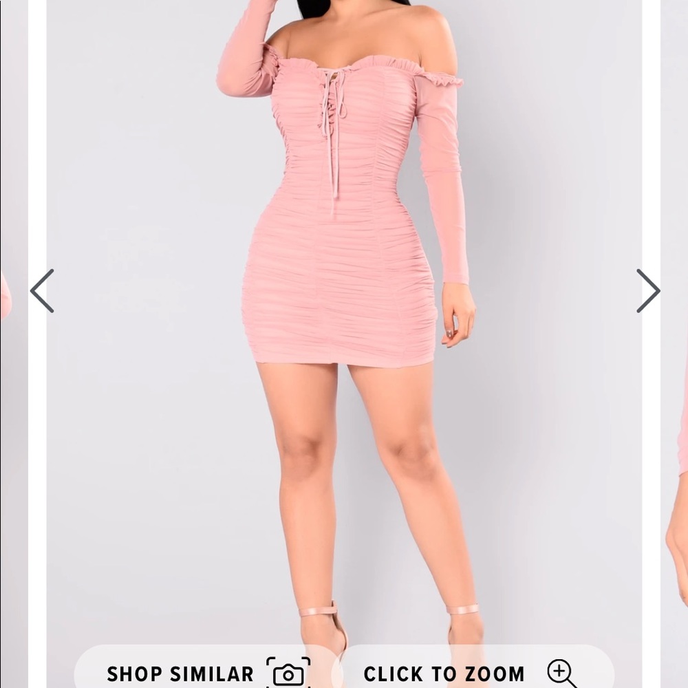 Fashionnova Maura Mesh Dress brand new